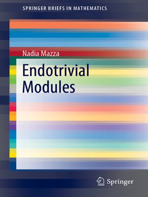 cover image of Endotrivial Modules